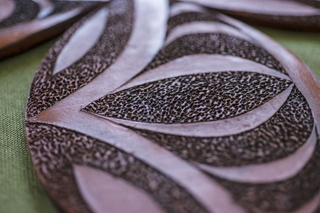 Close up of Pasifika Heritage arts object