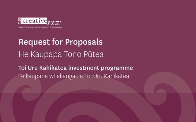 Request for Proposals for Toi Uru Kahikatea programme for 2023 – 2025