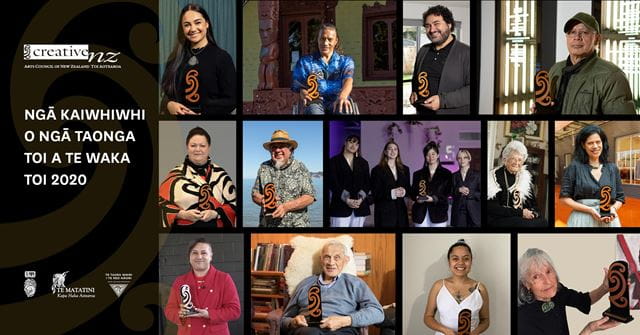 Excellence celebrated in the 2020 Te Waka Toi Awards