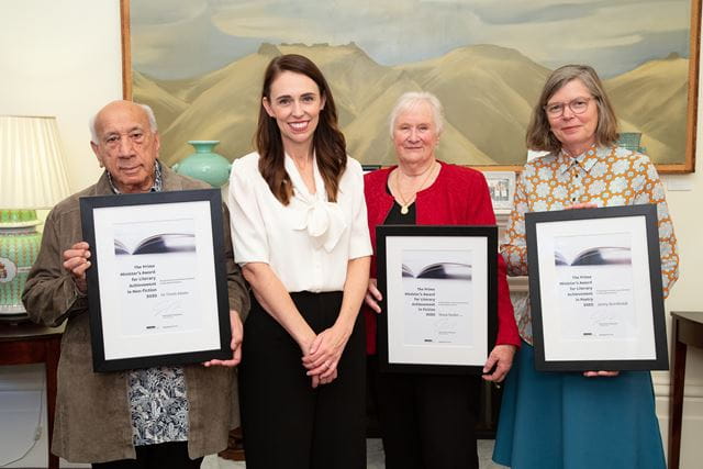 Winners of the 2020 Prime Ministers Awards for Literary Achievement honoured at Premier House