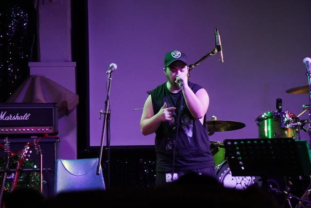 Esky E performing at a LOUD & PROUD concert in 2024. Image supplied.