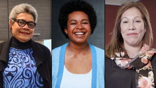 Ulamila Buiravonu Bulamaibau (Fiji), Emele Ugavule (Australia), and Nina Nawalowalo ONZM (Aotearoa New Zealand).