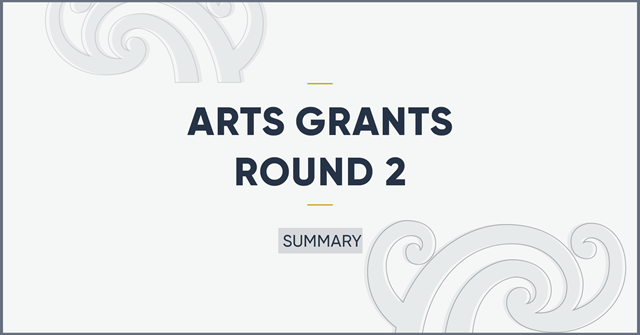 Arts Grants Round 2 Summary