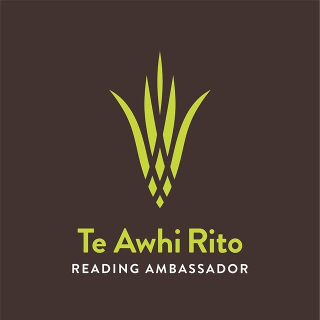 Te Awhi Rito Reading Ambassador Logo