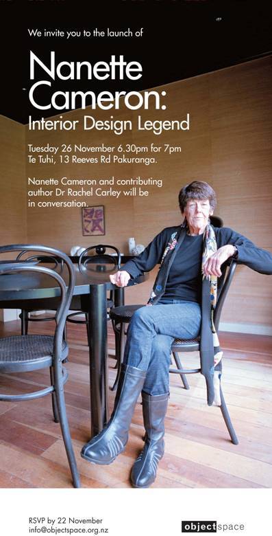 We invite you to the launch of Nanette Cameron: Objectspace Master of Craft