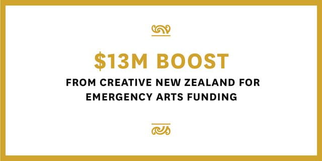 Creative New Zealand adds $13m to initial emergency arts funding