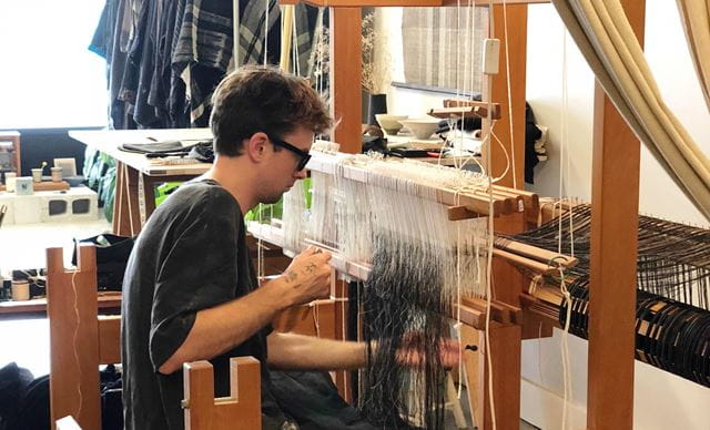 Warkworth weaver receives Blumhardt Foundation gift
