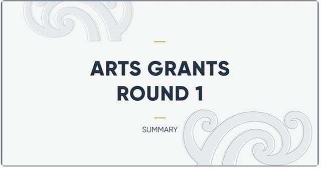 Summary Arts Grants round 1 results