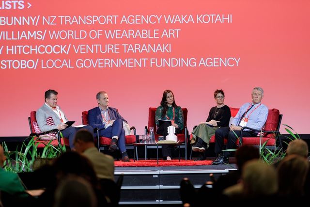 Panel of speakers at the LGNZ conference