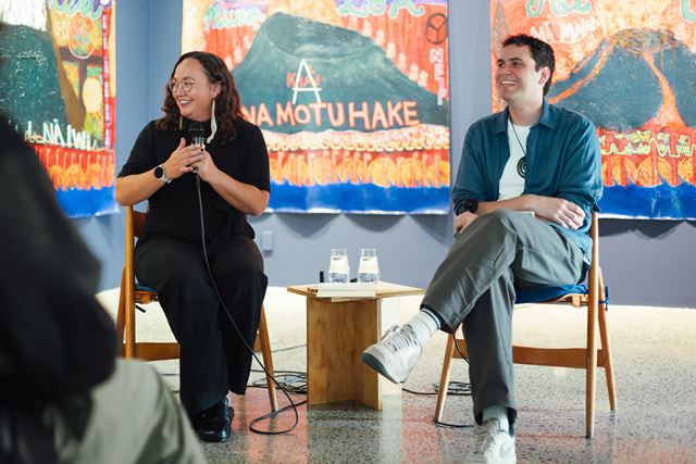 Matariki Williams and Jamie Tahana