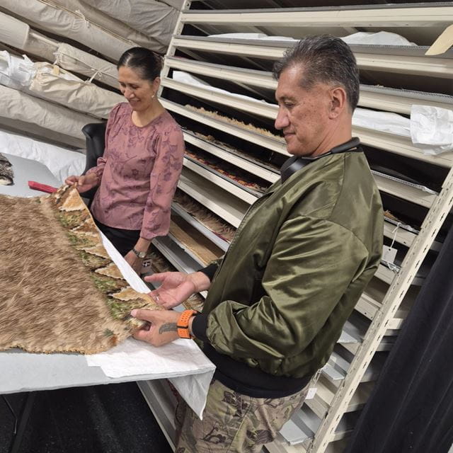 Haniko Te Kurapa and his sister Hera Mitchell 